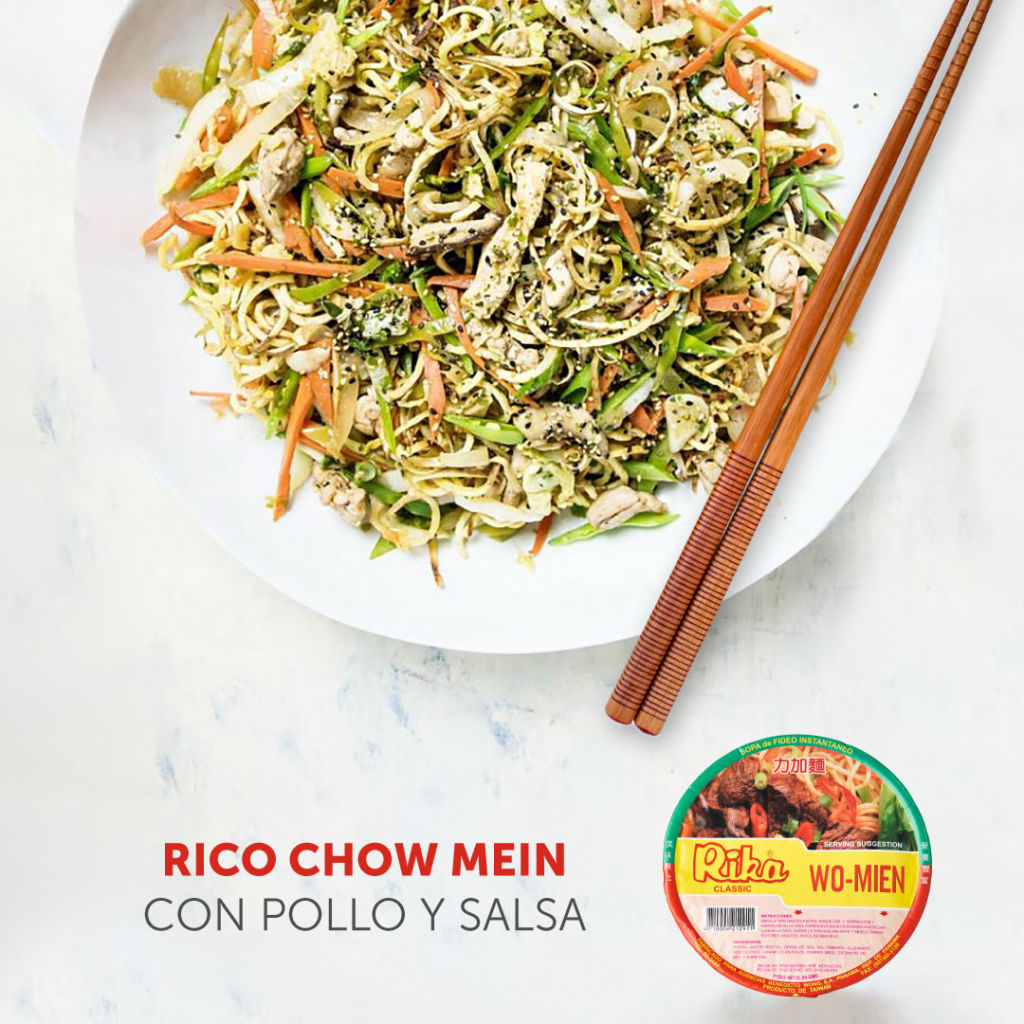 chow mein con pollo y salsa – Agencias Benedicto Wong